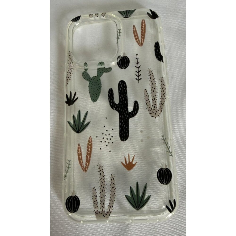 iPhone 14 Pro Max+/iphone15 Pro Max Plastic Case Desert‎ Catus Design